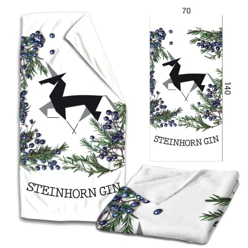 STEINHORN Gin Botanicals Microfaser Badetuch