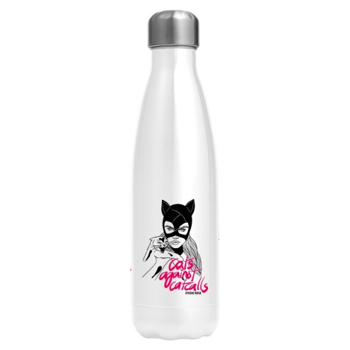 Cats against Catcalls Edelstahl Trinkflasche 500ml