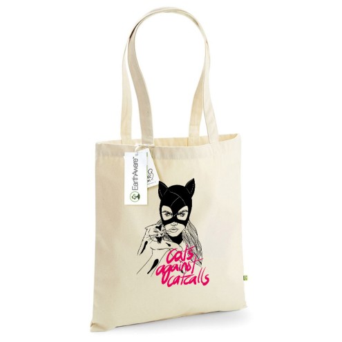 Cats against Catcalls Baumwolltasche
