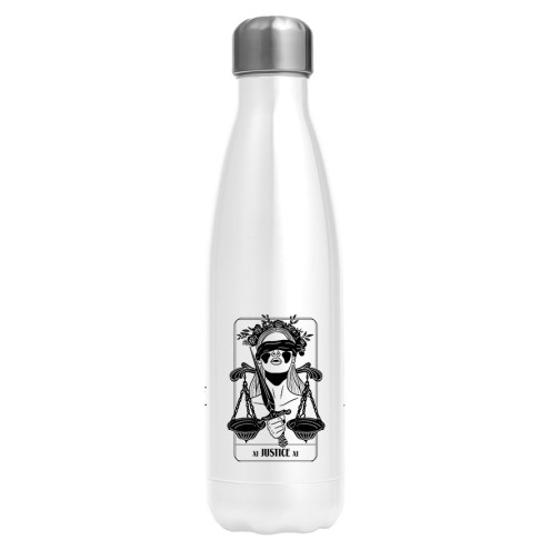 Tarot Justice Edelstahl Trinkflasche 500ml