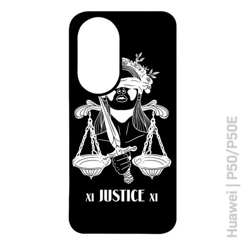 Tarot Justice Handyhülle schwarz
