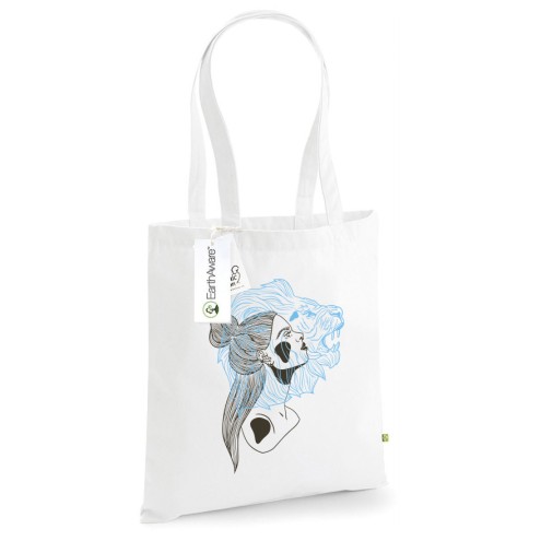 Leo girl Baumwolltasche