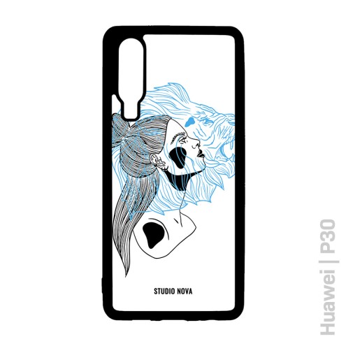 Leo girl Handyhülle schwarz