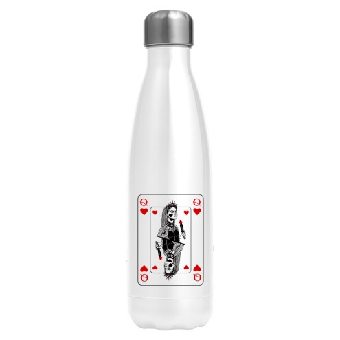Queen of hearts Edelstahl Trinkflasche 500ml