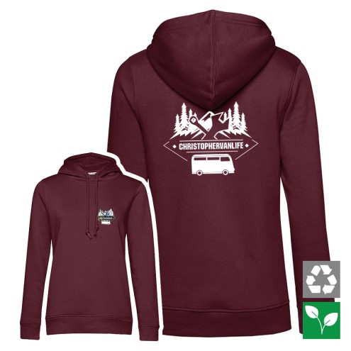 Christophvanlife Organic Hoodie women both