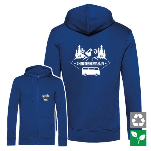 Christophvanlife Organic Zipped Hoodie