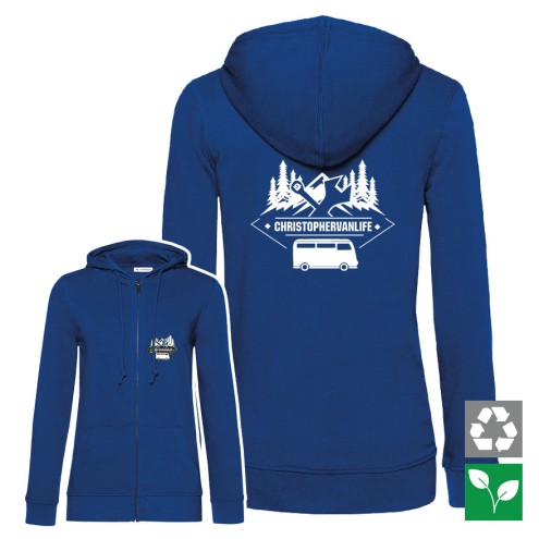 Christophvanlife Organic Zipped Hoodie women